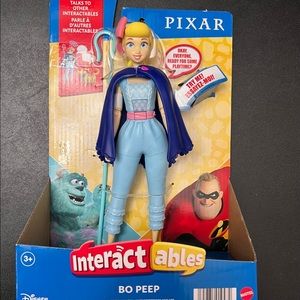 RARE Disney Pixar Intractables BO PEEP Talking Figure Toy. (Toy Story)